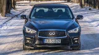 Infiniti Q50S Hybrid Sport AWD TEST PL Pertyn ględzi [upl. by Ezeerb]