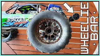 Custom quot WHEELIEBAR quot  Reely STAGGER Brushless 110 [upl. by Hamirak876]