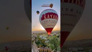 📍 Cappadocia Turkey 🇹🇷🦃 travel hotairballoon cappadocia turkey [upl. by Codding]