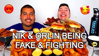 ORLIN ROASTING amp FIGHTING NIK AVOCADO AGAIN nikocado mukbang cringe [upl. by Adnerol]