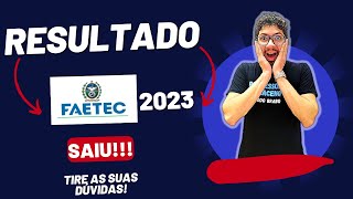 FAETEC 2023 COMO SABER SE PASSEI [upl. by Enellij222]