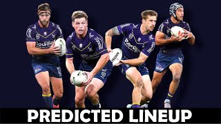 Melbourne Storm Predicted Lineup  NRL 2024 [upl. by Herbst]