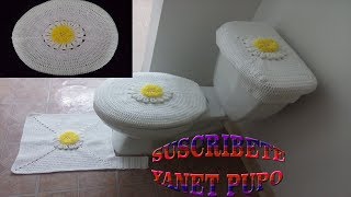 COMO TEJER JUEGO DE BANO PARTE 1 🧶🛁 [upl. by Adria]