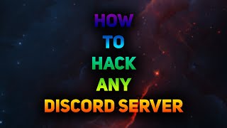 How To Hack Any Discord Server Fast And Easy UNDETECTED WORKING 2021 [upl. by Laumas]