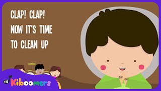 The Clean Up Lyric Video  The Kiboomers Preschool Songs amp Nursery Rhymes for Circle Time [upl. by Epilef]