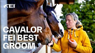 Cavalor FEI Best Groom Award Emma UusiSimola  FEI Awards 2023 [upl. by Novyad]