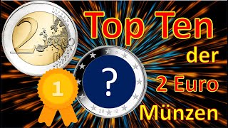 Die 10 schönsten 2Euro Münzen  Meine Top Ten [upl. by Alodi]