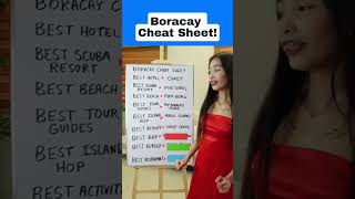 Boracay Cheat Sheet Philippines 🇵🇭 [upl. by Hercule]