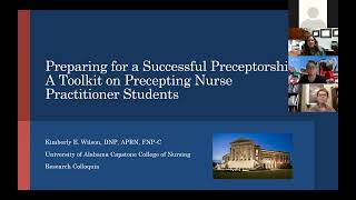 Preparing for a Successful Preceptorship A Toolkit on Precepting Nurse Practitioner Students [upl. by Greenquist987]