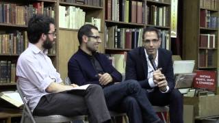 Chefs Yotam Ottolenghi amp Sami Tamimi chat with author Jonathan Safran Foer [upl. by Cowen]