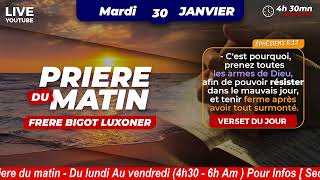 LE RETOUR DU SEIGNEUR  MARDI 30 JANVIER 2024  PRIERE DU MATIN  FRERE BIGOT LUXONER [upl. by Snodgrass]