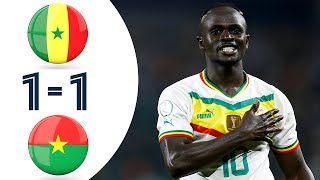 Sénégal vs Burkina Faso  Qual Coupe dAfrique  Résumé [upl. by Zerla126]