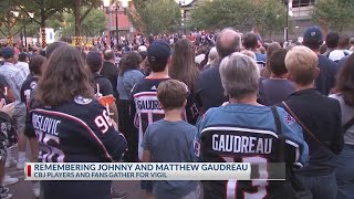 CBJ honor Gaudreau brothers will attend Mondays funeral [upl. by Rezeile]