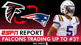 REPORT Patriots Open To Trading 3 Pick Falcons Rumored To Be Interested In Trade  Falcons Rumors [upl. by Hephzipa251]