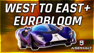 Asphalt 9  WEST TO EAST AND EUROBLOOM SEASON UPDATE PATCH NOTES [upl. by Purse]