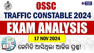 traffic constable exam analysis  ossc traffic constable exam question answer  Pyramid Classes [upl. by Ifar]