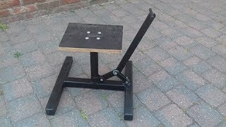 Home Made Dirtbike stand DIY [upl. by Alonzo99]