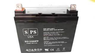 12V 35Ah SLA AGM Wheelchair Battery Overview  Sigma Power Systems [upl. by Ahders958]