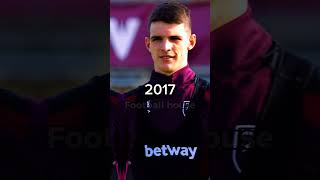 Declan Rice evolution 20062024 🔥🔥🔥 [upl. by Oakman95]