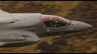 RAF F35Bs DOMINATING THE MACH LOOP 4K [upl. by Eustis]