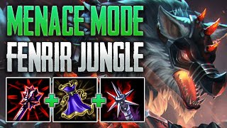 THIS GOD IS A MENACE Fenrir Jungle Gameplay SMITE Ranked Conquest [upl. by Melicent826]