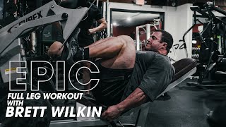 Full Leg Workout with Brett Wilkin and Hypertrophy Coach Joe Bennett [upl. by Mackay]