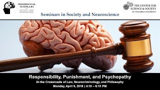 Responsibility Punishment and Psychopathy  Adrian Raine [upl. by Neraa]