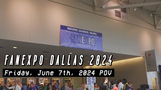 FanExpo Dallas  Friday POV Walkaround [upl. by Esiom]