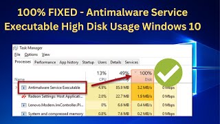 ✅100 FIXED  Antimalware Service Executable High Disk Usage Windows 10 2023 [upl. by Harrietta822]