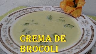 CÓMO PREPARAR ESTA DELICIOSA CREMA DE BRÓCOLI muy cremocita perfecta para tu comida [upl. by Yllehs]