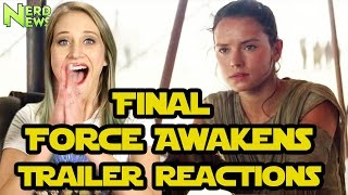 Star Wars The Force Awakens Final Trailer Reaction [upl. by Milford929]