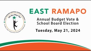 East Ramapo Budget Vote is May 21 2024 [upl. by Klarrisa]