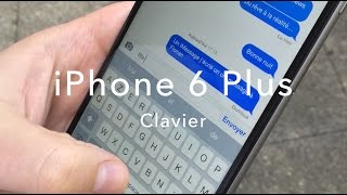 iPhone 6 Plus  une ou deux mains pour le clavier [upl. by Lise]