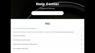 WordPress FAQ Plugin  Helpie FAQ free  Getting Started [upl. by Rexanna290]