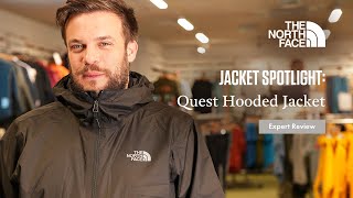 Mens Hooded Jacket The North Face Quest Review [upl. by Bolte]