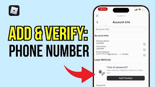 How To Add amp Verify Your Phone Number On Roblox [upl. by Maccarone]