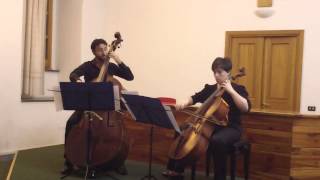 DRAGONETTI duetto per violoncello e contrabbasso full [upl. by Ontina]