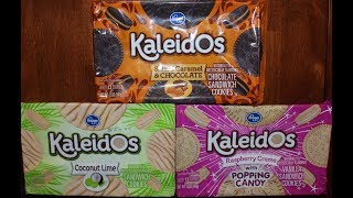 Kroger Kaleidos Salted Caramel amp Chocolate Coconut Lime Raspberry Crème with Popping Candy [upl. by Notyarb393]