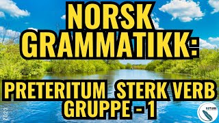 Norsk Grammatikk Preteritum Sterk Verb Gruppe 1Norwegian Grammar  Past Tense Strong Verbs Group1 [upl. by Block]