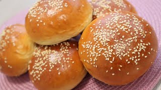 Die perfekten Burger Buns  Burger Brötchen selber machen [upl. by Acisset863]