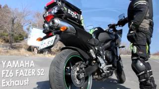 YAMAHA FZ6 FAZER S2 純正マフラー排気音 [upl. by Lundin323]