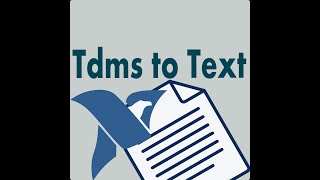 Tdms to Text [upl. by Gemperle324]