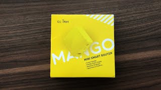 Mango Mini Router Unboxing GLiNet GLMT300NV2 [upl. by Nylyak397]