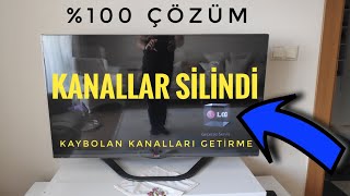 Televizyonda Kanallar Silindi 100 ÇÖZÜM [upl. by Maag]