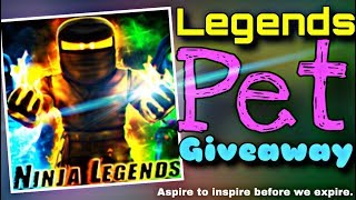 ⚔️PET COMBAT⚡ Ninja Legends FREE PET GIVEAWAY ROBLOX LIVE 🔴 [upl. by Ahsiekyt541]