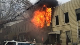 FDNY  OnScene Raw Video  Brooklyn 4th Alarm Box 1898  112214 [upl. by Simson755]