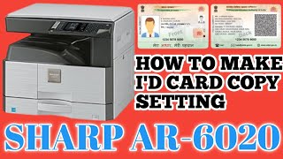 I Copied An ID Card Using A Sharp AR6020 [upl. by Yrro642]