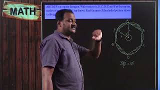 CBSE Grade10 ch 12 areas related to circles 2 problems given in previous cbse board examinations 2 [upl. by Ardnohsal]