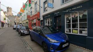 Walk around Caernarfon Town Centre  Gwynedd North Wales [upl. by Marilou1]