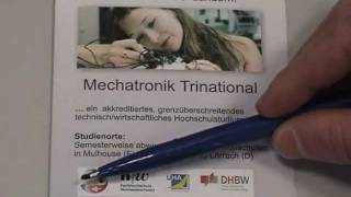 Mechatronik Trinational FH Studium Infos [upl. by Llerref]